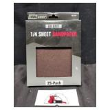 1/4 sheets of sandpaper
