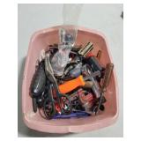 Tub of misc tools