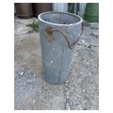 Galvanized planter