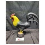 Wooden rooster figurine