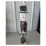 Wooden snowman decor