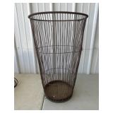 Vintage metal basket