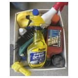 Box of misc chemicals