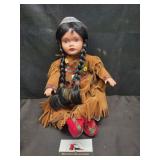 Vintage native American doll