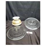 Ceramic shade & glass lids