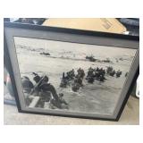 Framed military art