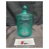 The pioneer woman Adeline teal storage jar