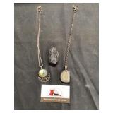 Mystic tarot stone and necklaces