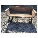 Wooden buggy seat