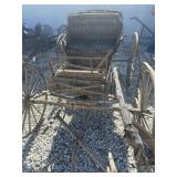 Vintage horse drawn buggy