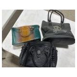 Skull and misc purses