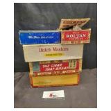 Vintage cigar boxes