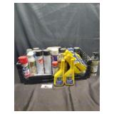 Carrier of sprays & antifreezes