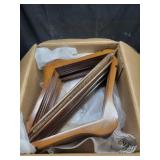 Wooden clothes hangers