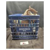 Crate of nails & misc tools