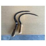 Hand scythes