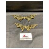 Brass butterflies