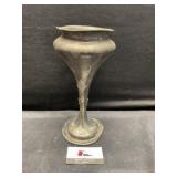 Silver like vase