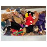 Tote of Beanie babies