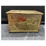Brass like embossed trunk