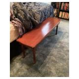 Wooden bench