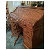 Winners only rolltop desk with chair