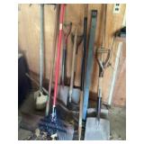 Assorted yard tools