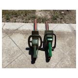 Electric hedge trimmers