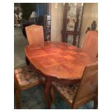 Dining room table with four chairs