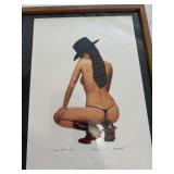 Red horse Lucy print