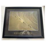 Framed Footprints art