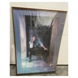 Framed Justin boots poster