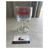 Hamms beer glass