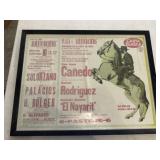 Framed Carta Blanca art
