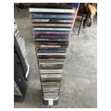 CDs in stand
