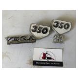 Vintage car emblems