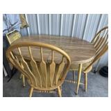 Table with Mismatched chairs