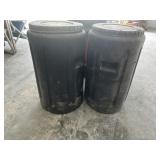 Empty plastic containers