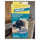 Wolfcraft Dovetail quick router jig