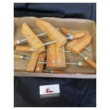 China 8" and 6ï¿½ wooden clamps