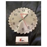 True Value saw blade clock