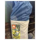 Rocking camping chair with canopy