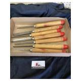 Assorted chisels