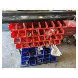 Free standing bin organizer