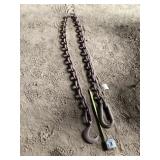 Big log chain approximately 14 feet long