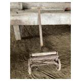 Vintage mower decorative