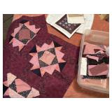 Started quilt squares