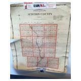 Topographical map of Audubon County IA
