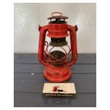 Vintage winged wheel lantern
