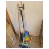 Shovel, Broom, mops & misc
